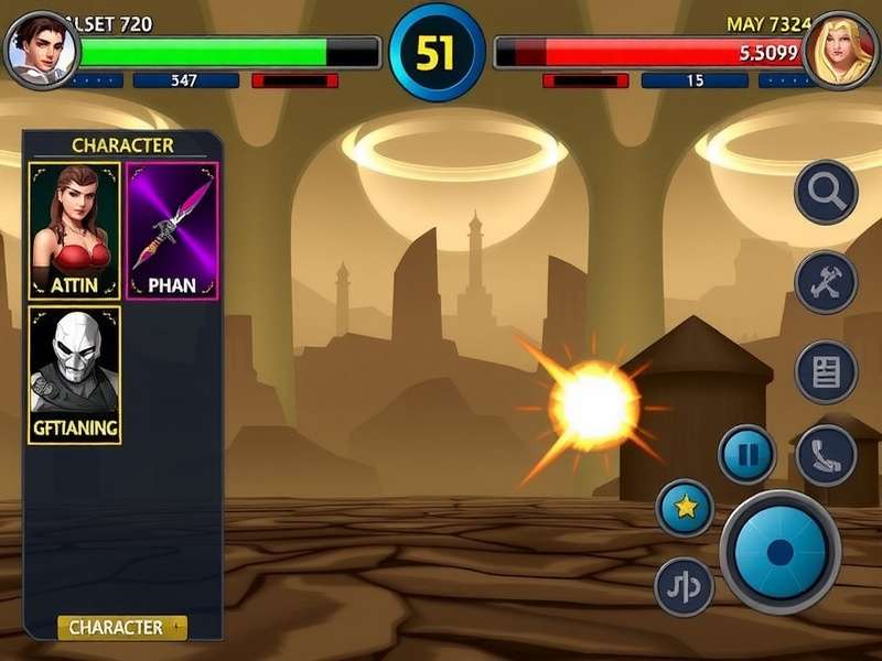 Katihar Fierce Fighters Character Selection Screen